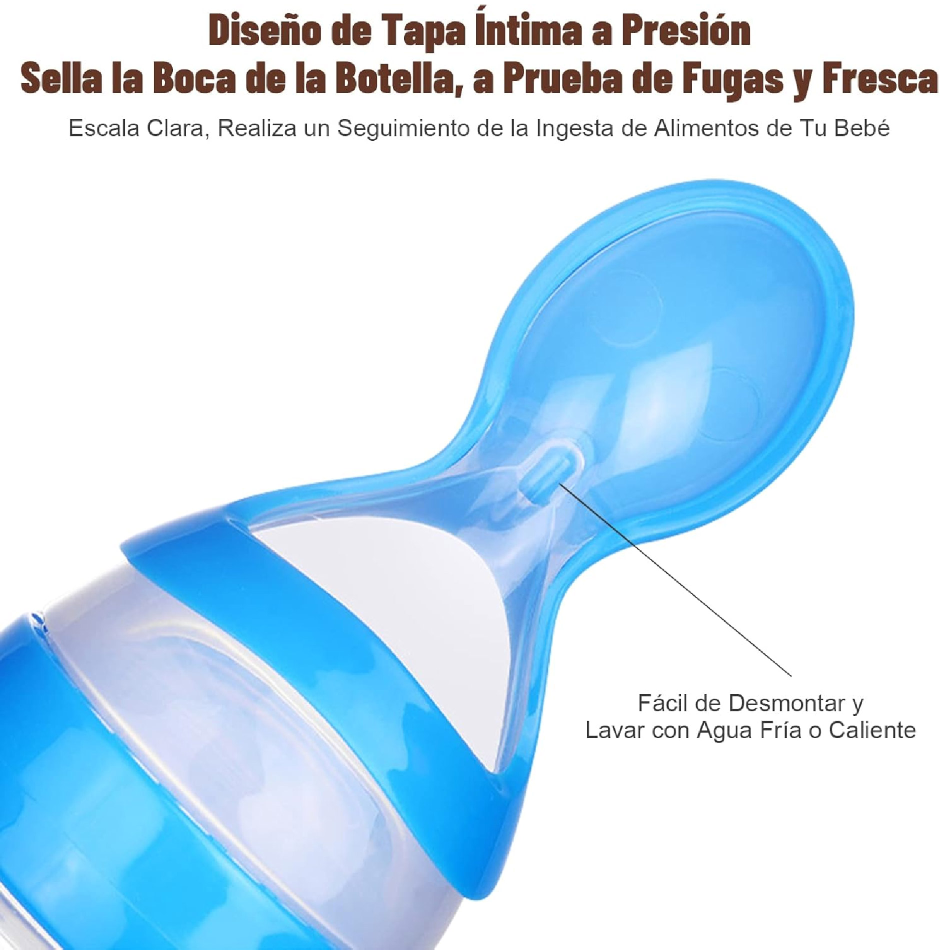 Miniatura 3 de Biberón Alimentador Cuchara Dosificadora